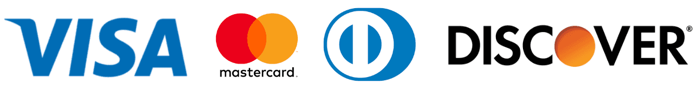 Visa, Mastercard, Diners Club y Discover